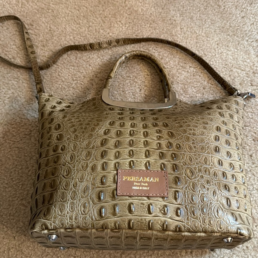 PERSAMAN NEW YORK  Leather Handbag